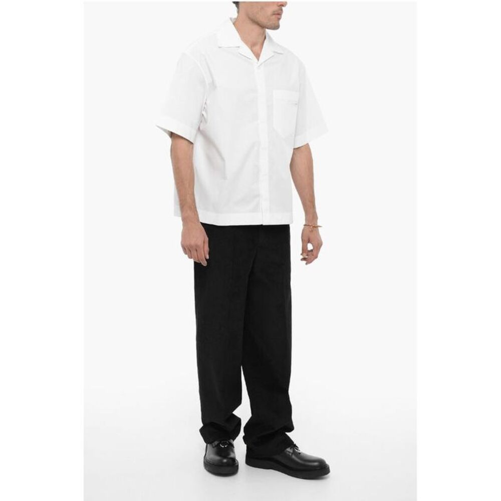 Neil Barrett Cotton Boxy Fit Shirt with Men's Breast-Pocket - Picture 4 of 4